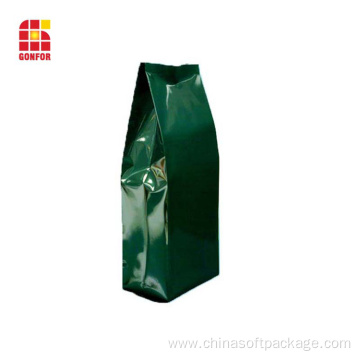 Aluminum foil coffee bag with air valve